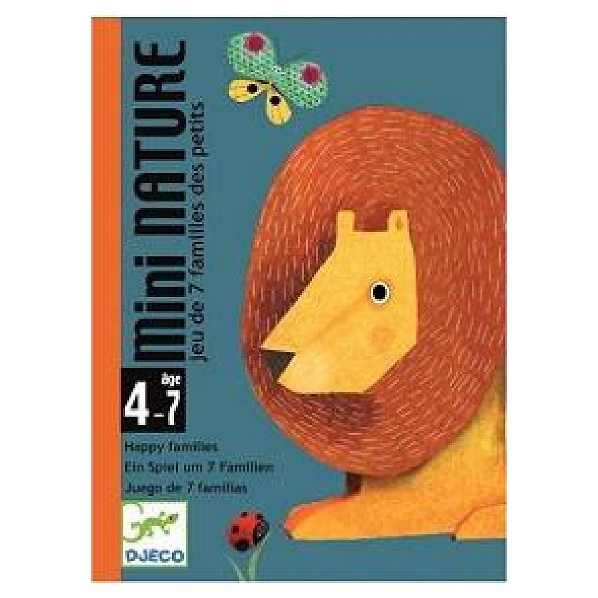 Djeco Jeu de carte de 7 familles Mini Nature