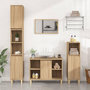 Voir la diapositive 1 : VIDAXL Meuble d'evier chene sonoma 80x33x60 cm bois d'ingenierie