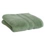 Voir la diapositive 2 : ACTUEL Serviette de toilette unie en coton  500 g/m²