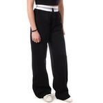 MONDAY PREMIUM Pantalon Fluide  Femme Monday Premium 3256. Coloris disponibles : Noir