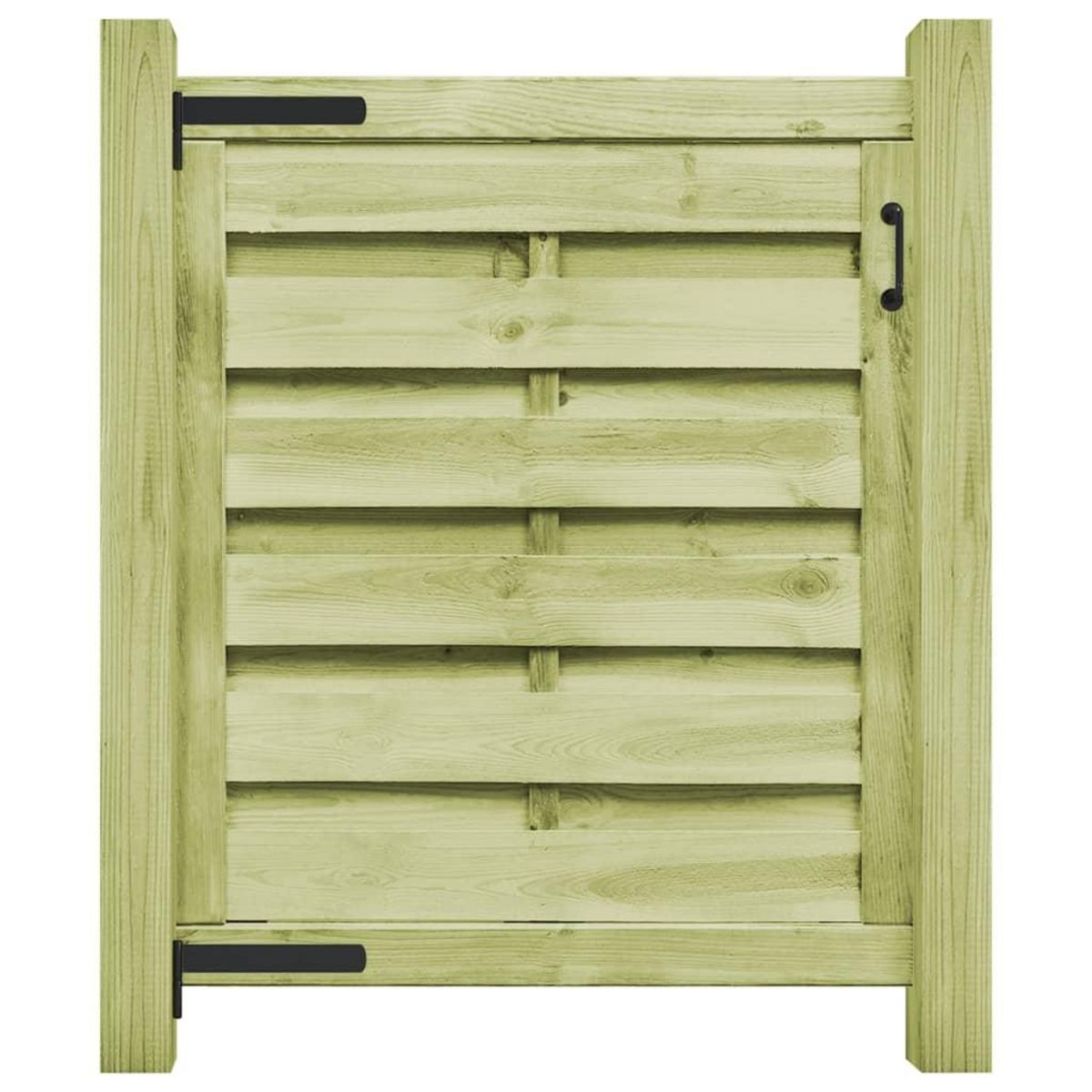 VIDAXL Portillon Bois de pin impregne 100x100 cm Vert