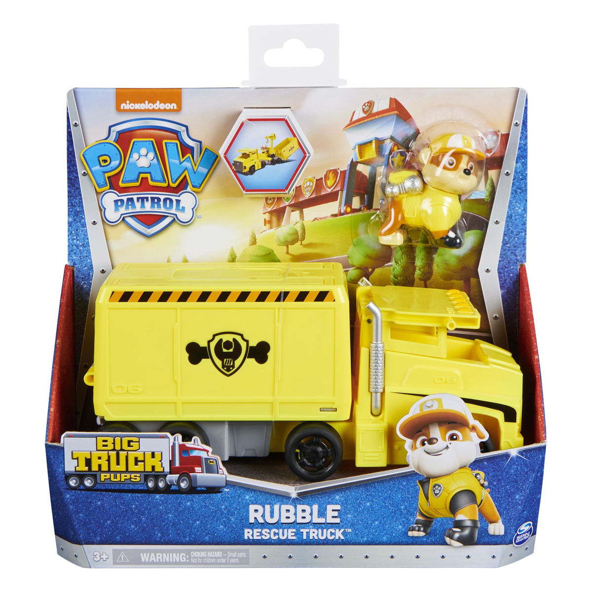 SPIN MASTER Camion et Figurine Ruben Big Truck Pups La Pat' Patrouille
