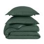 Voir la diapositive 4 : Sensei Maison Housse de couette rayée réversible satin de coton VERSALUXE