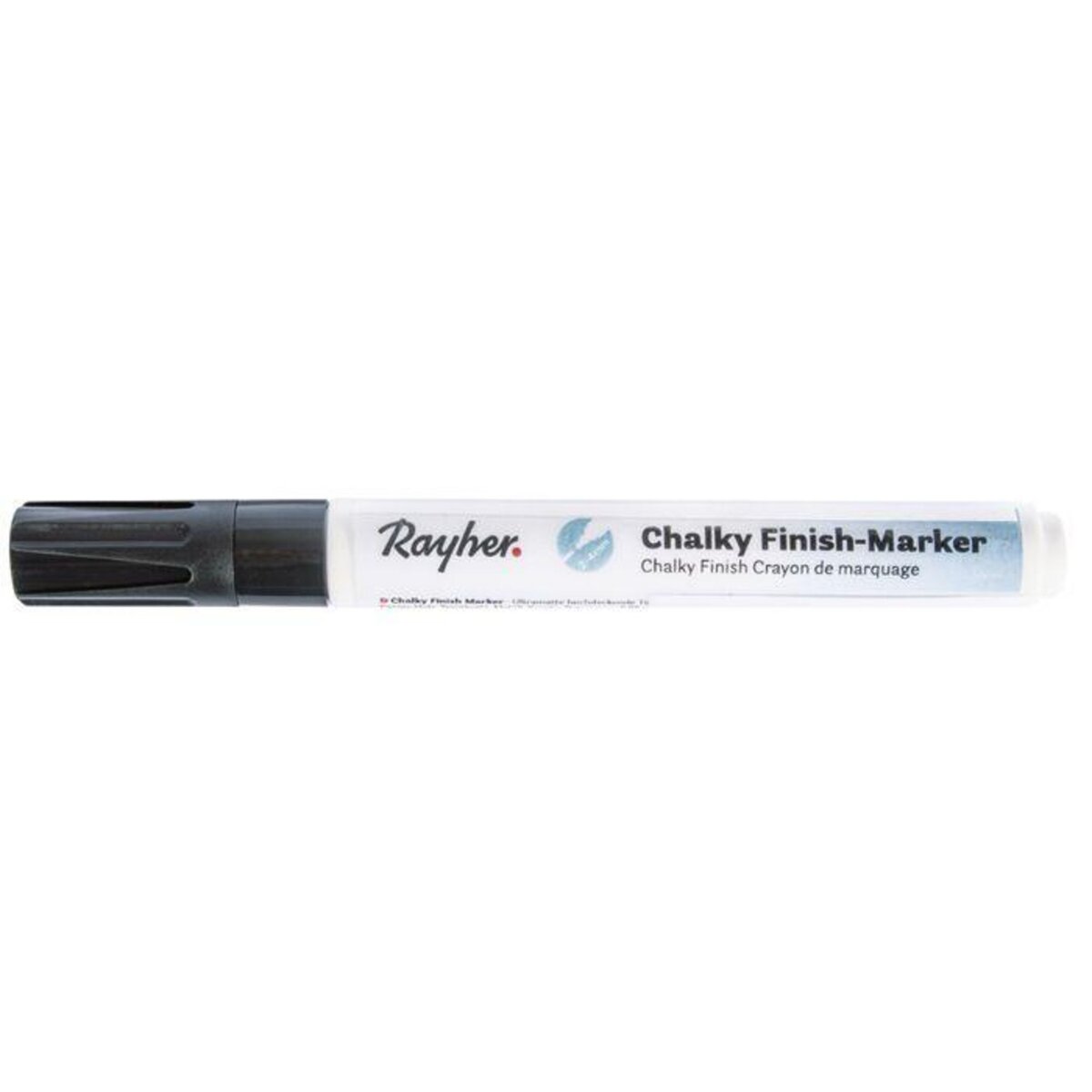 Rayher Marqueur-craie à pointe ronde 2-4 mm Chalky Finish - Noir