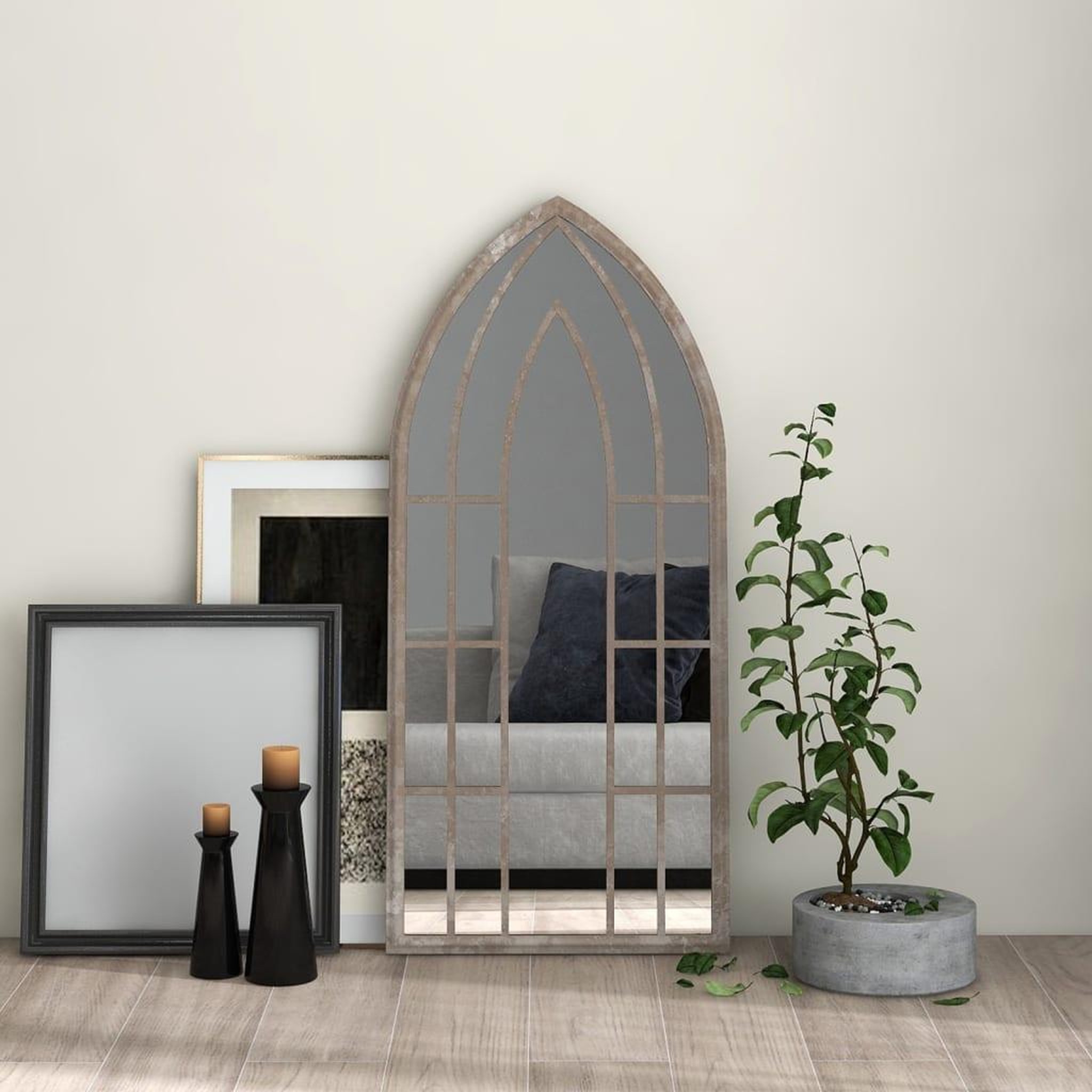 Voir la diapositive 1 : VIDAXL Miroir Sable 100x45 cm Fer pour utilisation a l'interieur