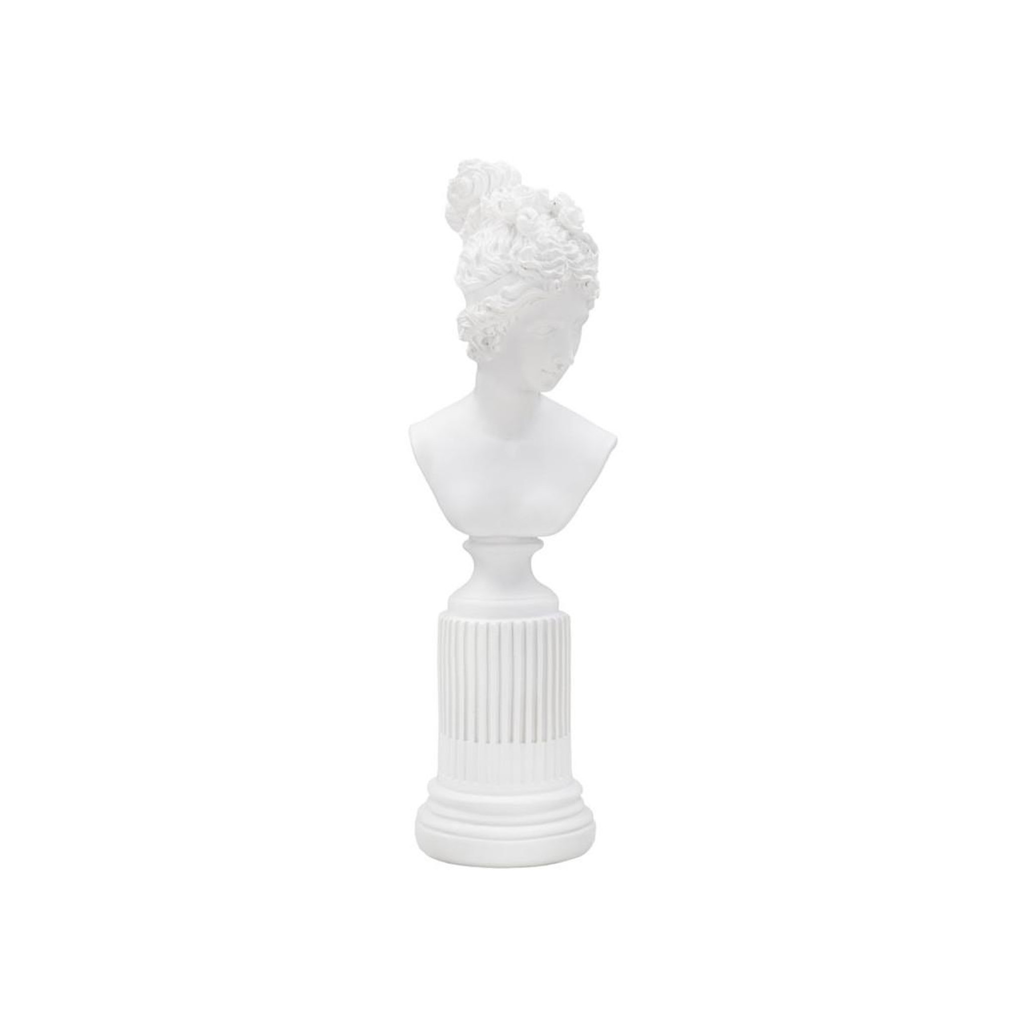 Paris Prix Statuette buste femme déco  terrence  35cm blanc