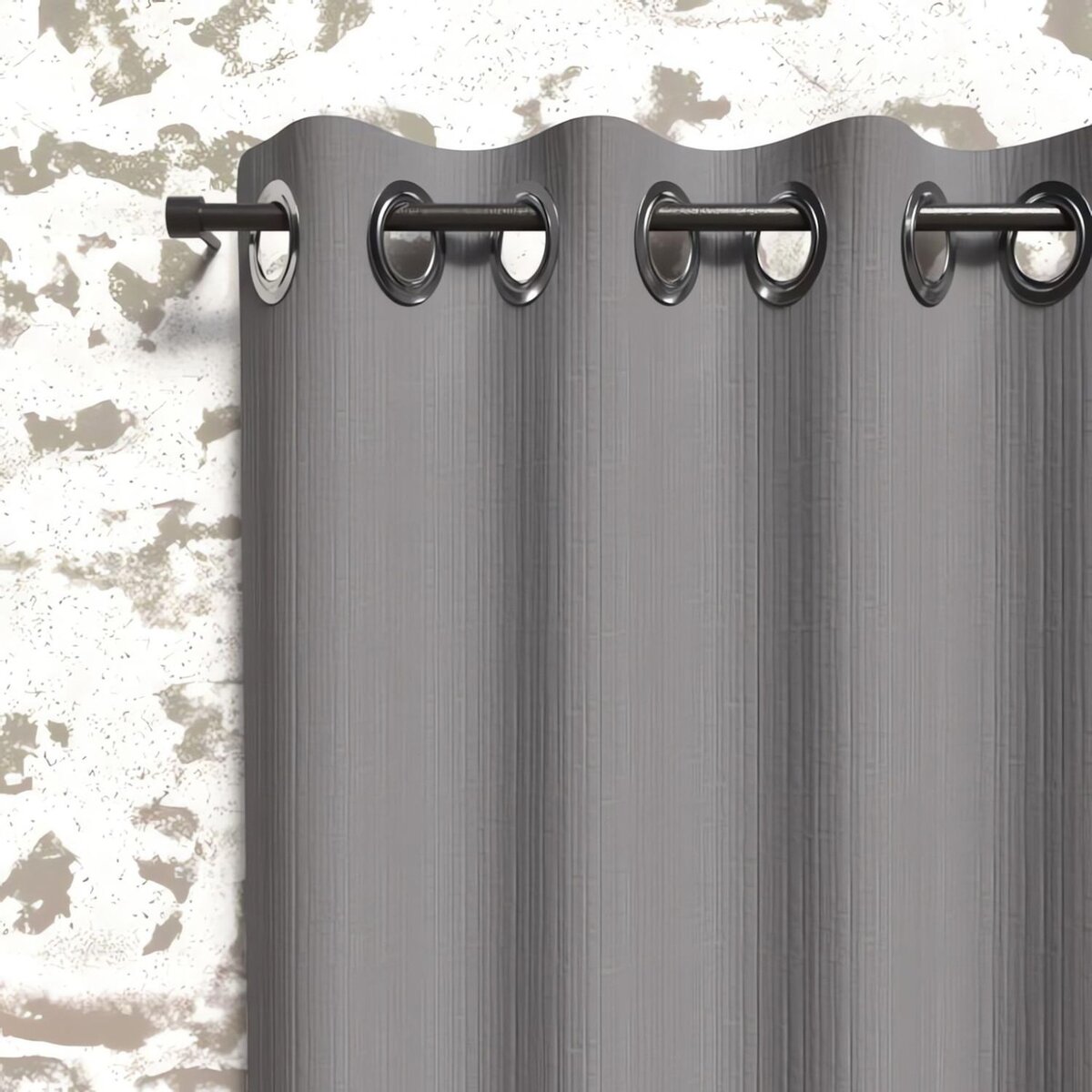 SOLEIL D'OCRE Rideau occultant à oeillets BOHEME, par Soleil d'Ocre