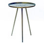 Voir la diapositive 1 : Paris Prix Table d'Appoint Vintage  Union  52cm Vert