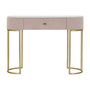 Voir la diapositive 2 : Paris Prix Console Design Effet Marbre  Montpellier  100cm Rose & Or