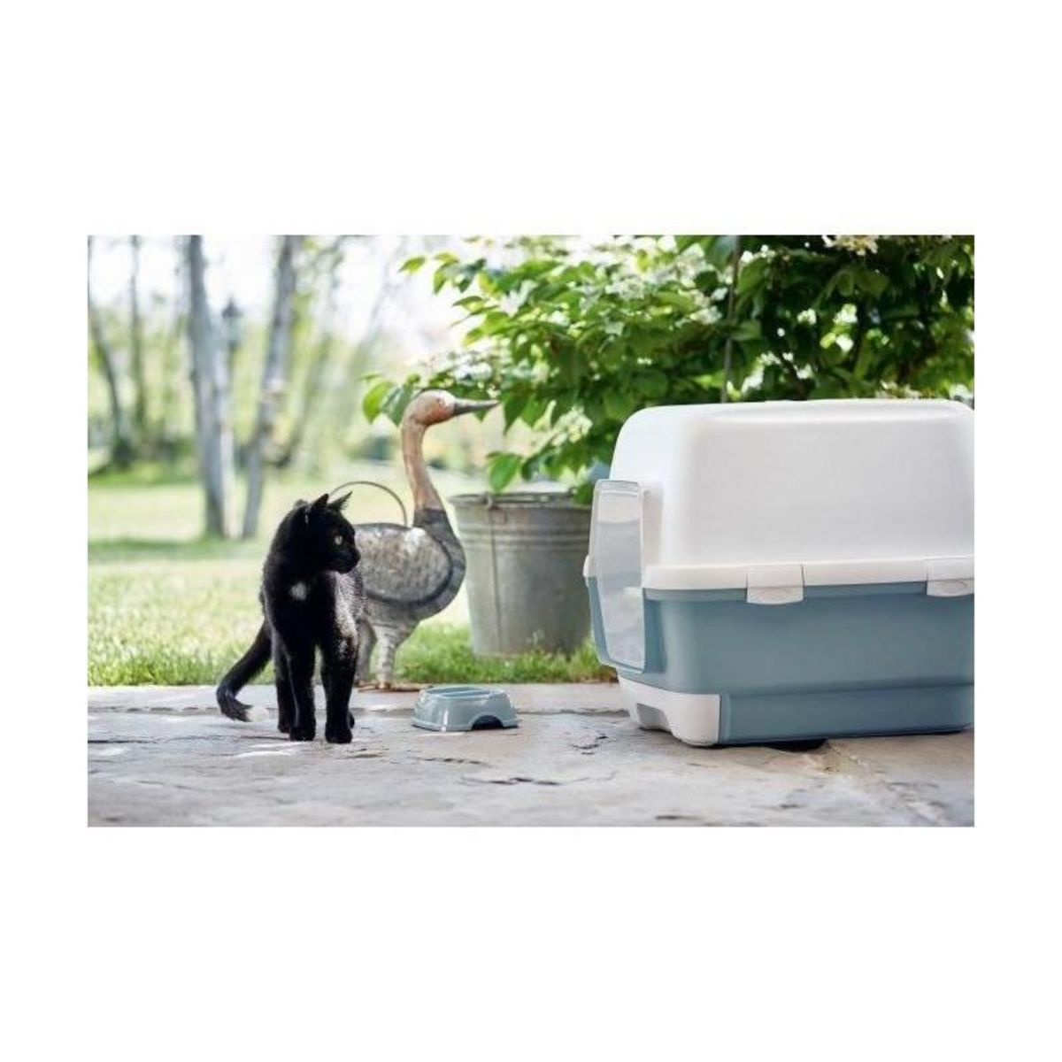 KERBL Maison de toilette pour chat - KERBL - Cathy Confort - 58 x 45 x 48 cm