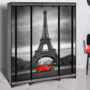 Voir la diapositive 4 : ID MARKET Armoire de rangement penderie pliable vêtements en tissu PARIS dressing XXL