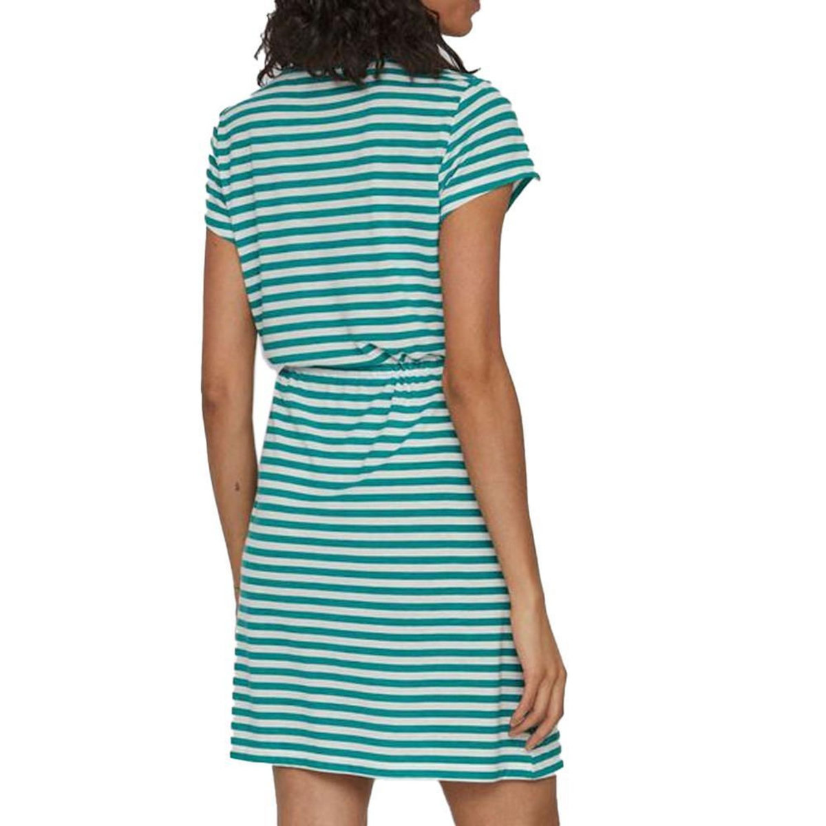 Vila Robe /Blanc à Rayures Femme Vila Mooney String