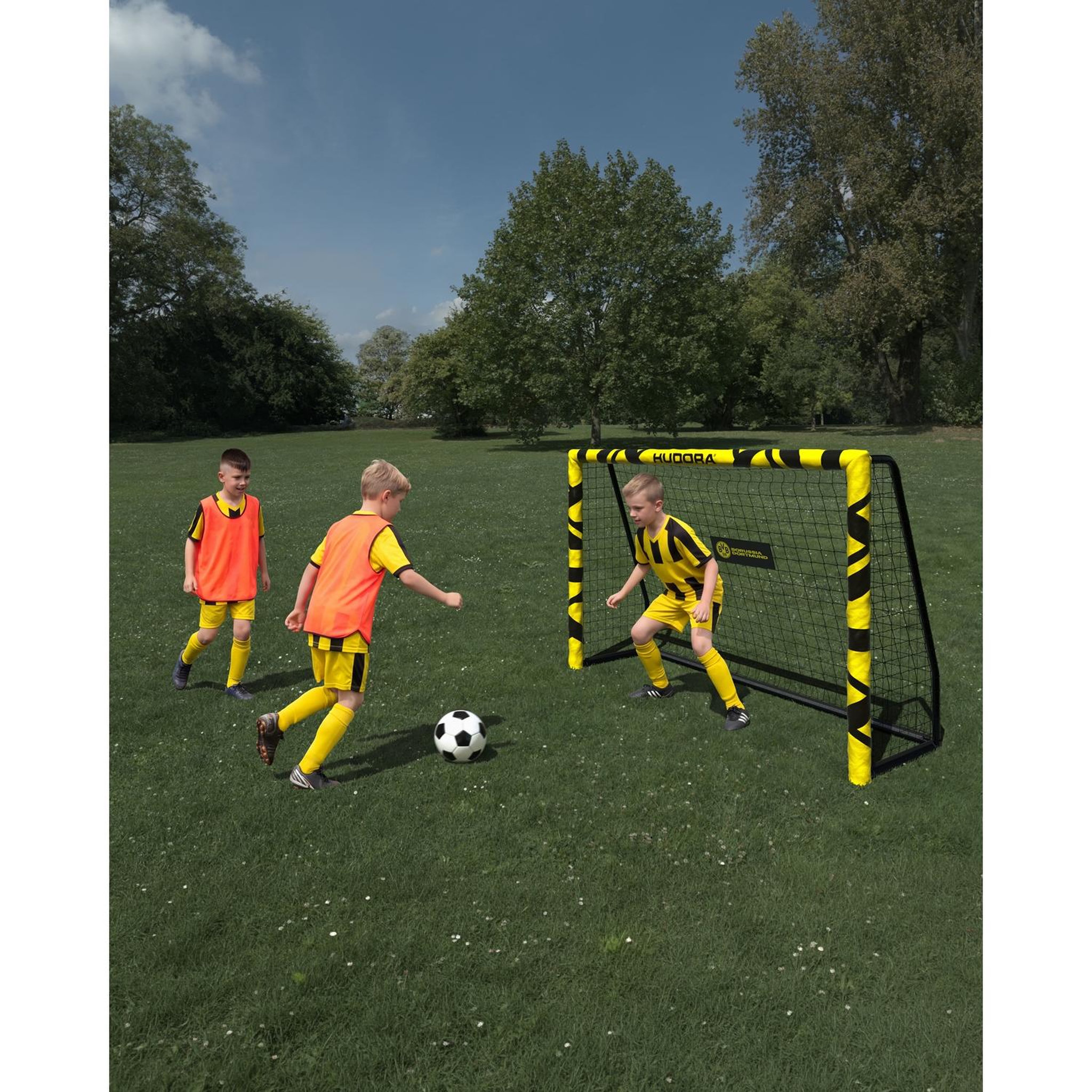 Voir la diapositive 4 : HUDORA But de football Hudora Pro Tect 180, édition BVB