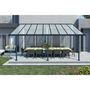Voir la diapositive 3 : Pergola adossable aluminiun - 16.37m²  