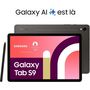 Voir la diapositive 2 : Samsung Tablette Android Galaxy Tab S9 Tablette avec Galaxy AI Version WiFi 256 Go Anthracite