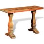 Voir la diapositive 2 : VIDAXL Table console Bois de recuperation massif