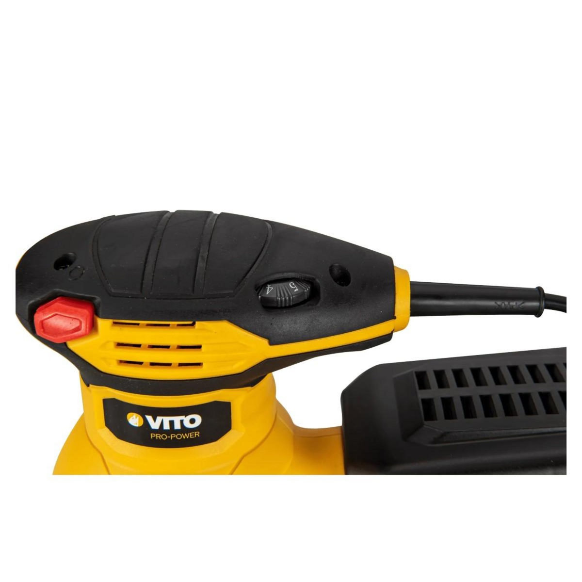 VITO Pro-Power Ponceuse Excentrique Orbitale 300W- 125mm Bois Métal PVC Récupérateur Poussières 230V VITO