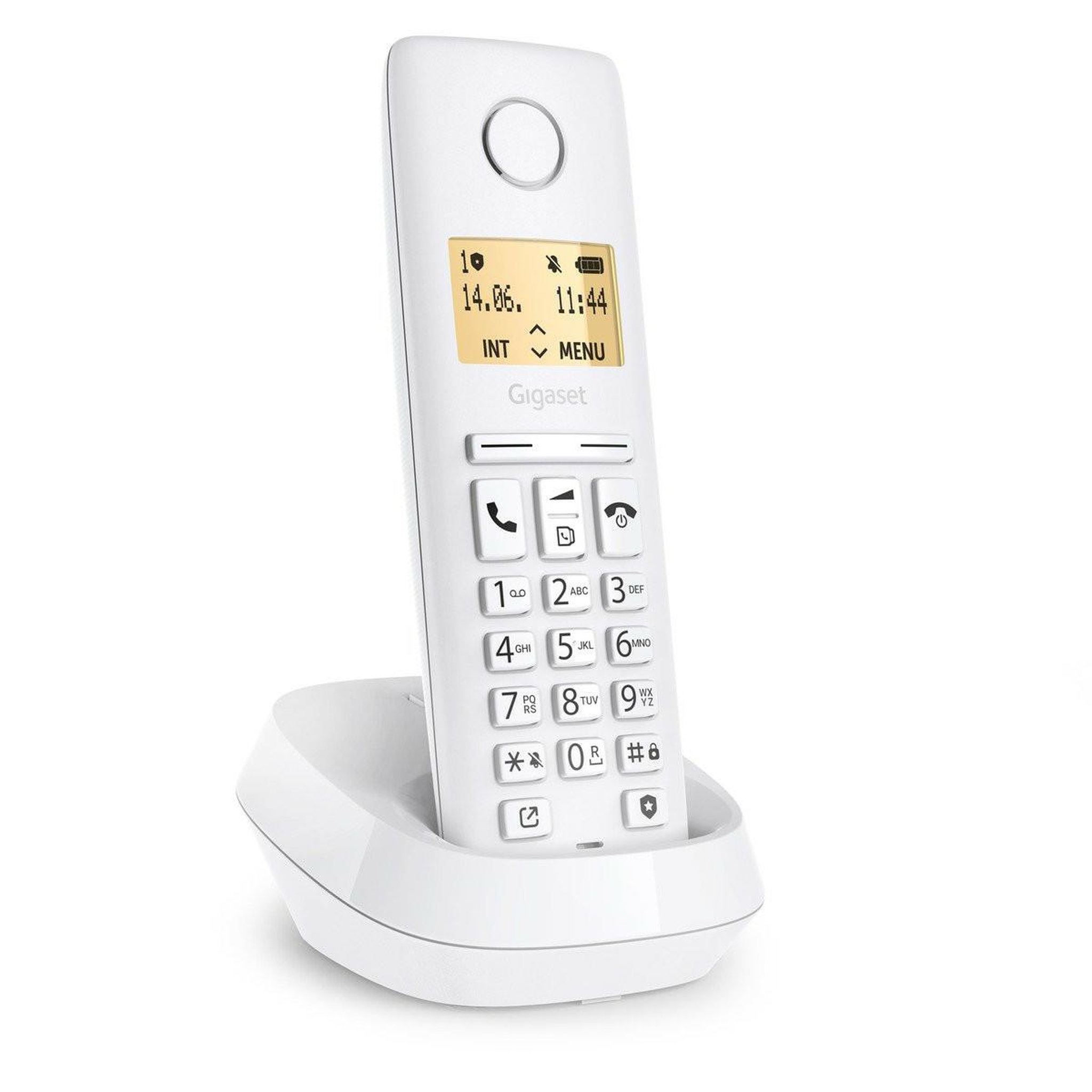 GIGASET Téléphone analogique/dect gigaset pure 100 avec identification de l'appelant blanc