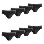 PIERRE CARDIN Lot de 8 Slips homme en coton. Coloris disponibles : Noir