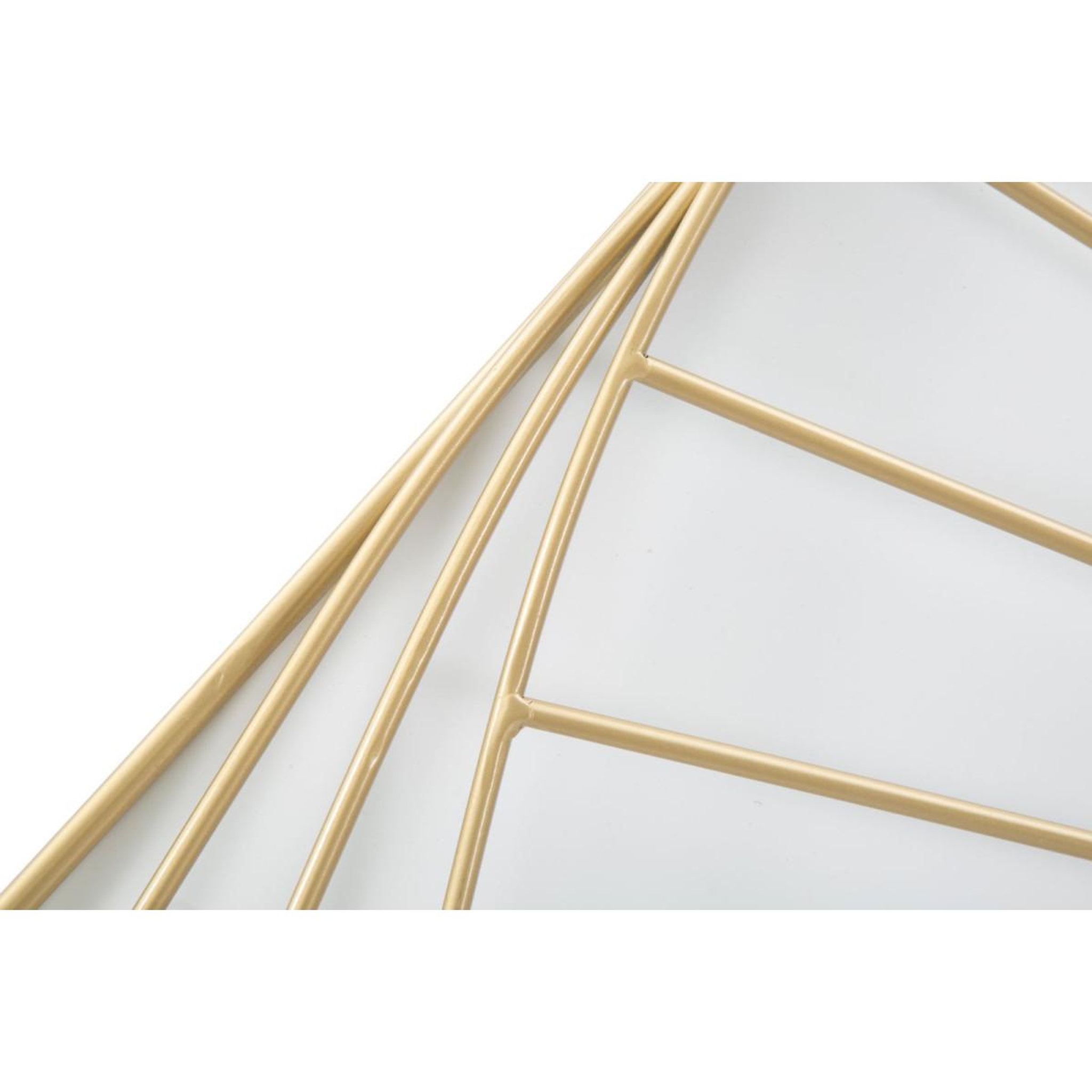 Voir la diapositive 4 : Paris Prix Horloge murale en métal  goldy line  85cm or