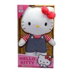 GPTOYS Peluche - GPTOYS - HELLO KITTY - HKT133 - Modele Bleu denim - 30 cm - Des 3 ans