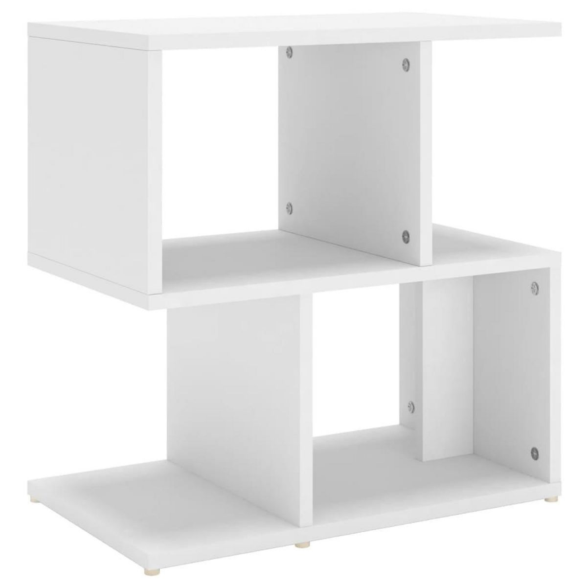 VIDAXL Table de chevet blanc 50x30x51,5 cm bois d'ingenierie