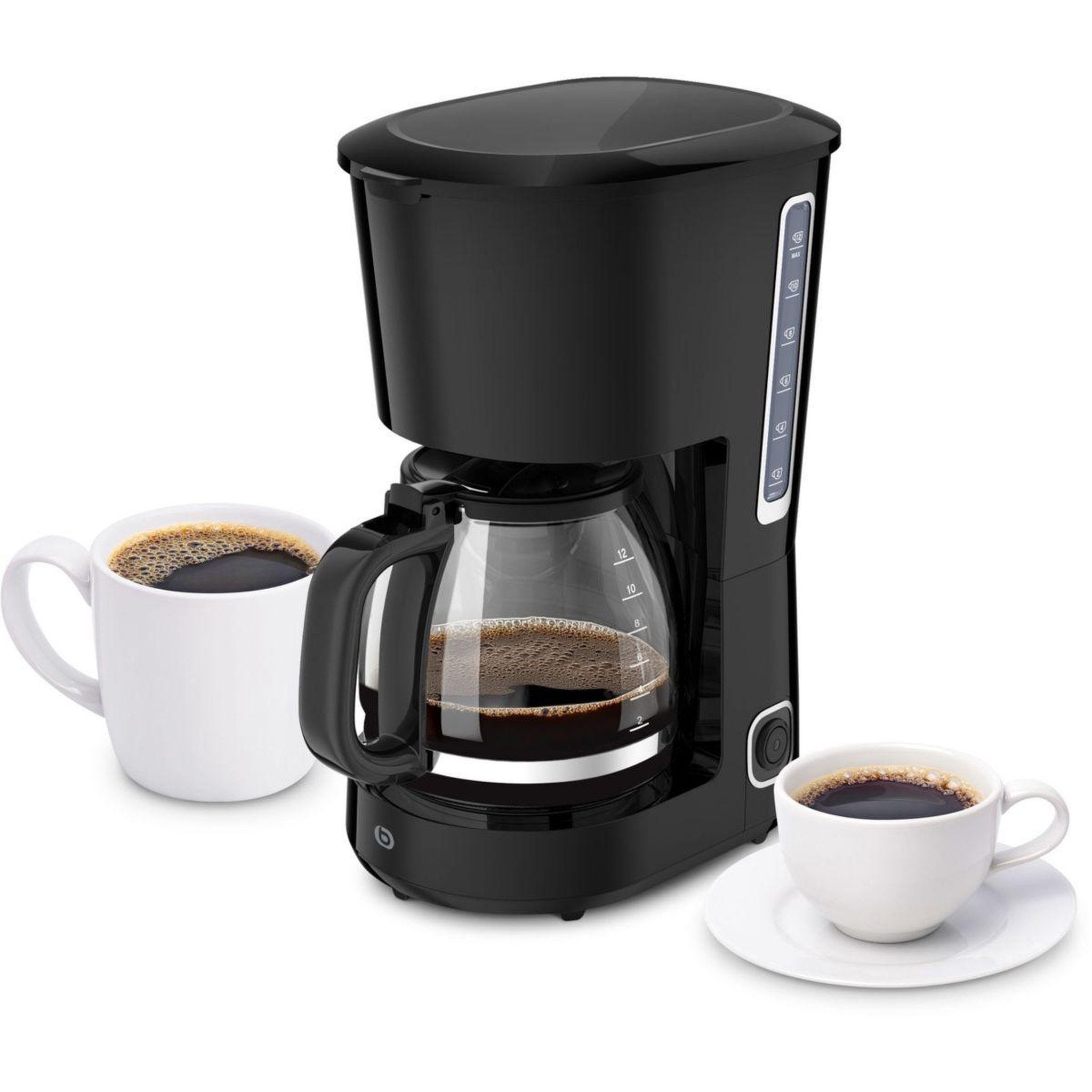 Voir la diapositive 3 : ESSENTIEL B Cafetière filtre filtre ecfv2 12 tasses
