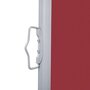 VIDAXL Auvent lateral retractable Rouge 120 x 600 cm