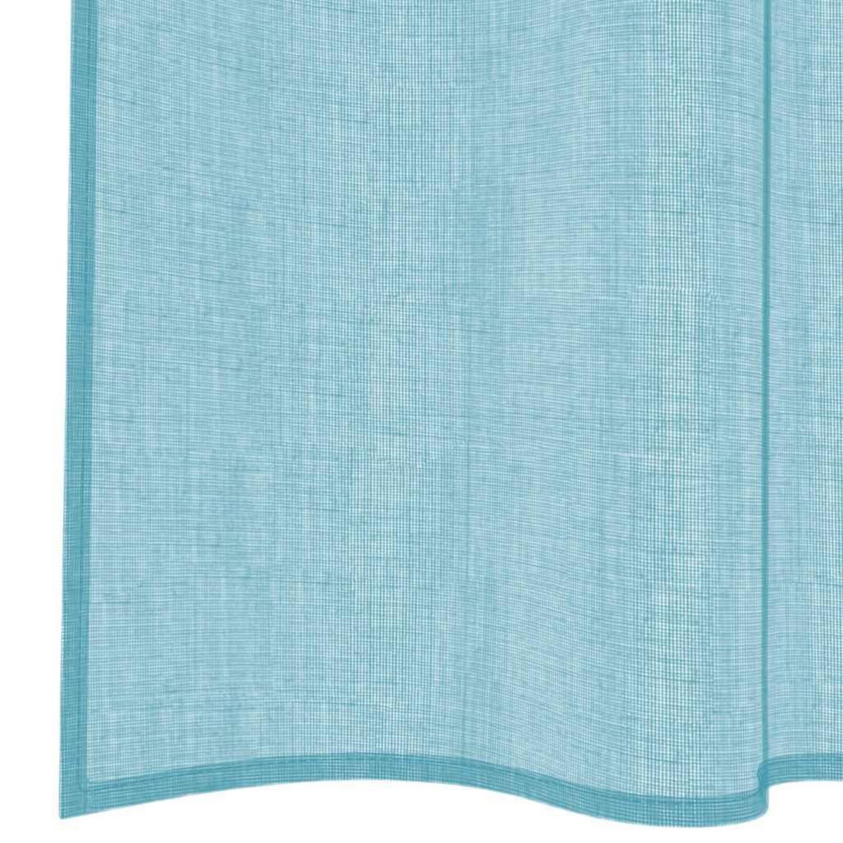 VIDAXL Rideaux en voile avec boucles 2 pcs turquoise 140x225 cm