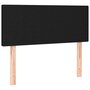 Voir la diapositive 2 : VIDAXL Tete de lit Noir 100x5x78/88 cm Tissu