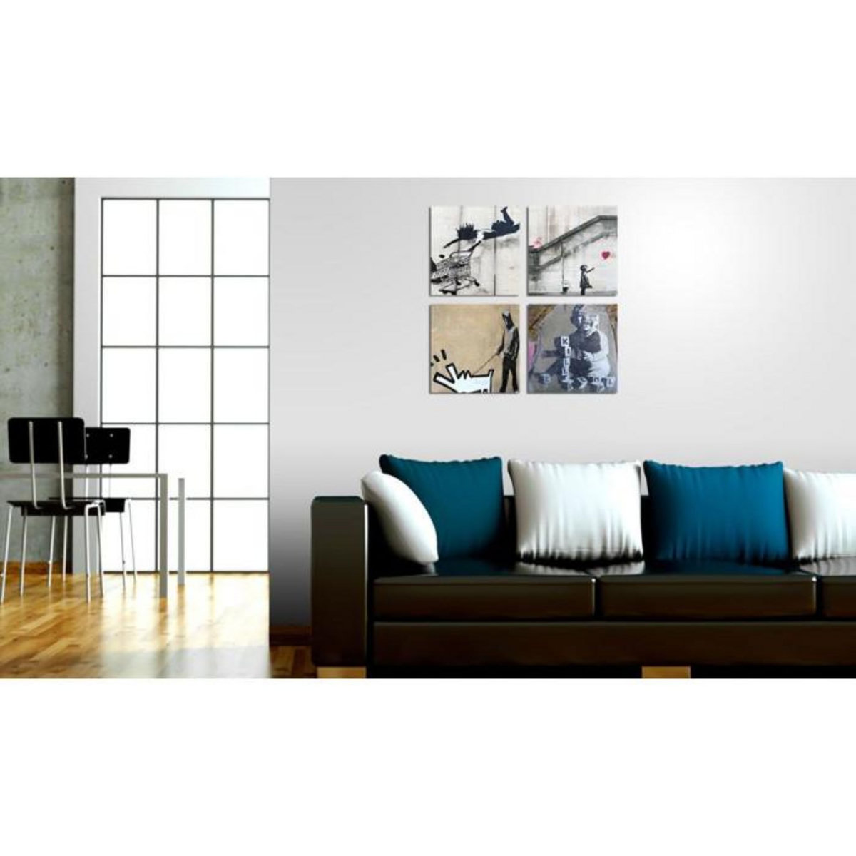 Paris Prix Tableau Imprimé  Banksy - Quatre Idées Créatives