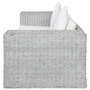 Voir la diapositive 5 : VIDAXL Canape a 2 places avec coussins Gris Rotin naturel
