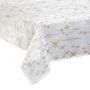 Voir la diapositive 1 : ATMOSPHERA Nappe Motif Étoiles  Colorama  140x240cm Blanc