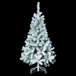FEERIC LIGHT & CHRISTMAS Sapin de Noël Enneigé  Floqué  150cm Vert