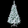Voir la diapositive 1 : FEERIC LIGHT & CHRISTMAS Sapin de Noël Enneigé  Floqué  150cm Vert