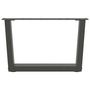 Voir la diapositive 5 : VIDAXL Pieds de table a manger forme V 2 pcs anthracite 60x(30-31,3)cm