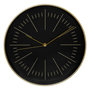 Voir la diapositive 1 : ATMOSPHERA Horloge Murale Design  Edith  30cm Noir & Or