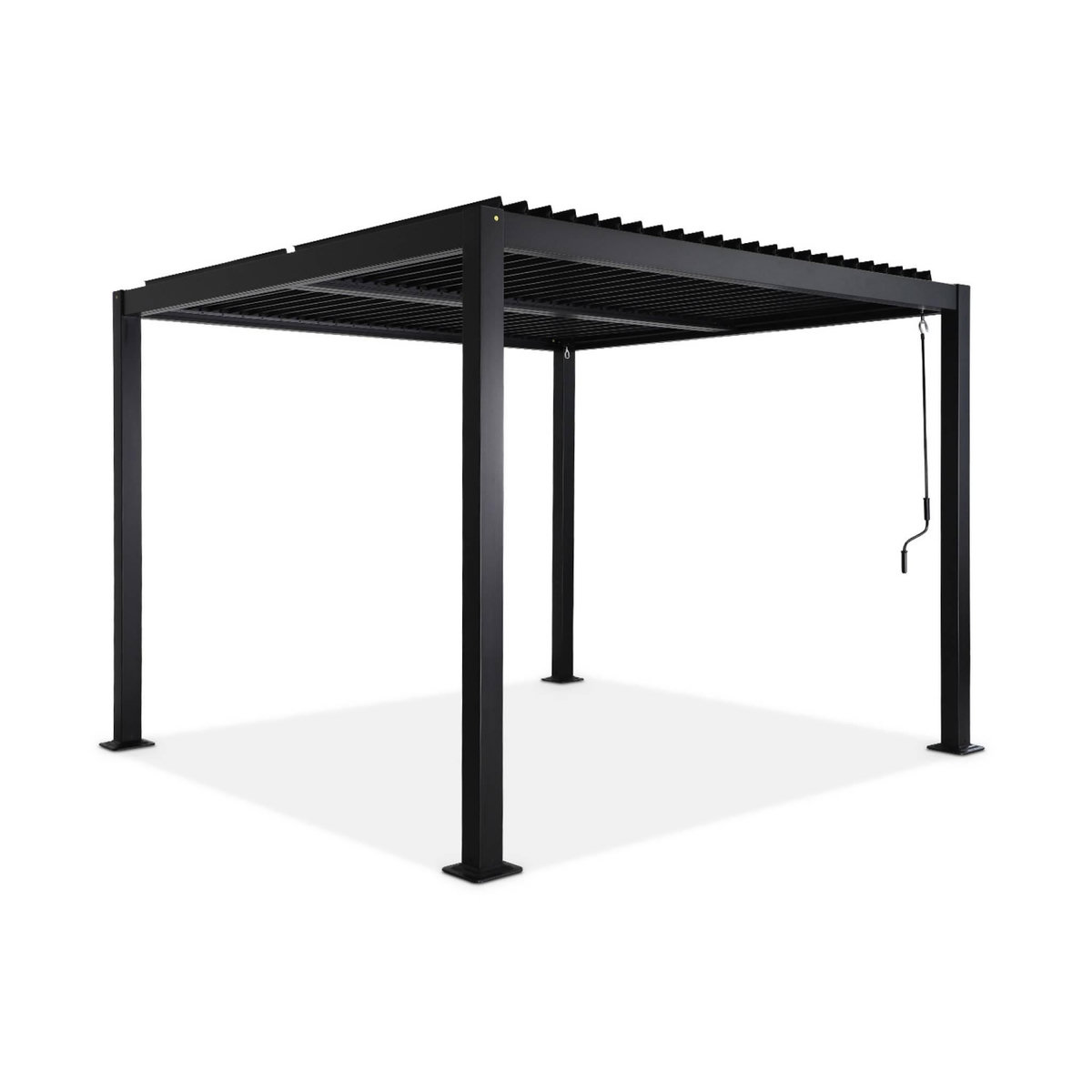 SWEEEK Pergola bioclimatique aluminium et acier lames orientables 3x3m Palace
