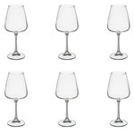 SECRET DE GOURMET Lot de 6 Verres à Eau  Selenga  45cl Transparent