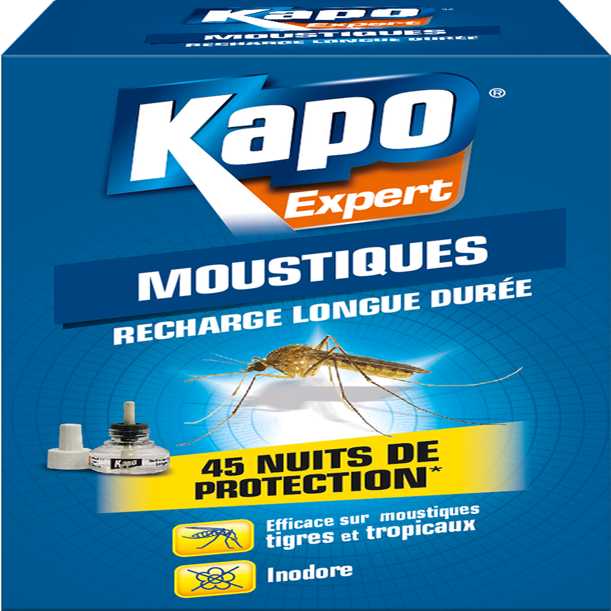Kapo Recharge pour diffuseur insecticide pour moustiques KAPO, 0.035 L