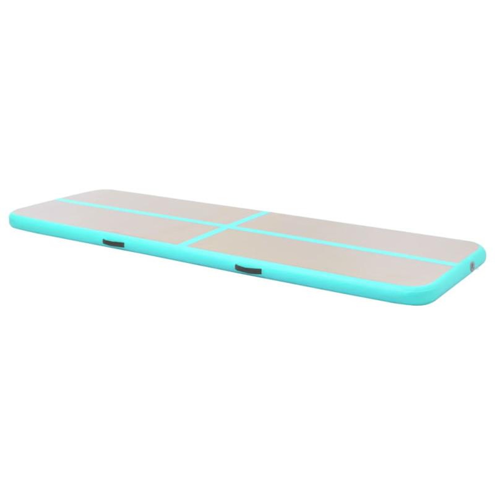 Voir la diapositive 4 : VIDAXL Tapis gonflable de gymnastique avec pompe 500x100x10cm PVC Vert