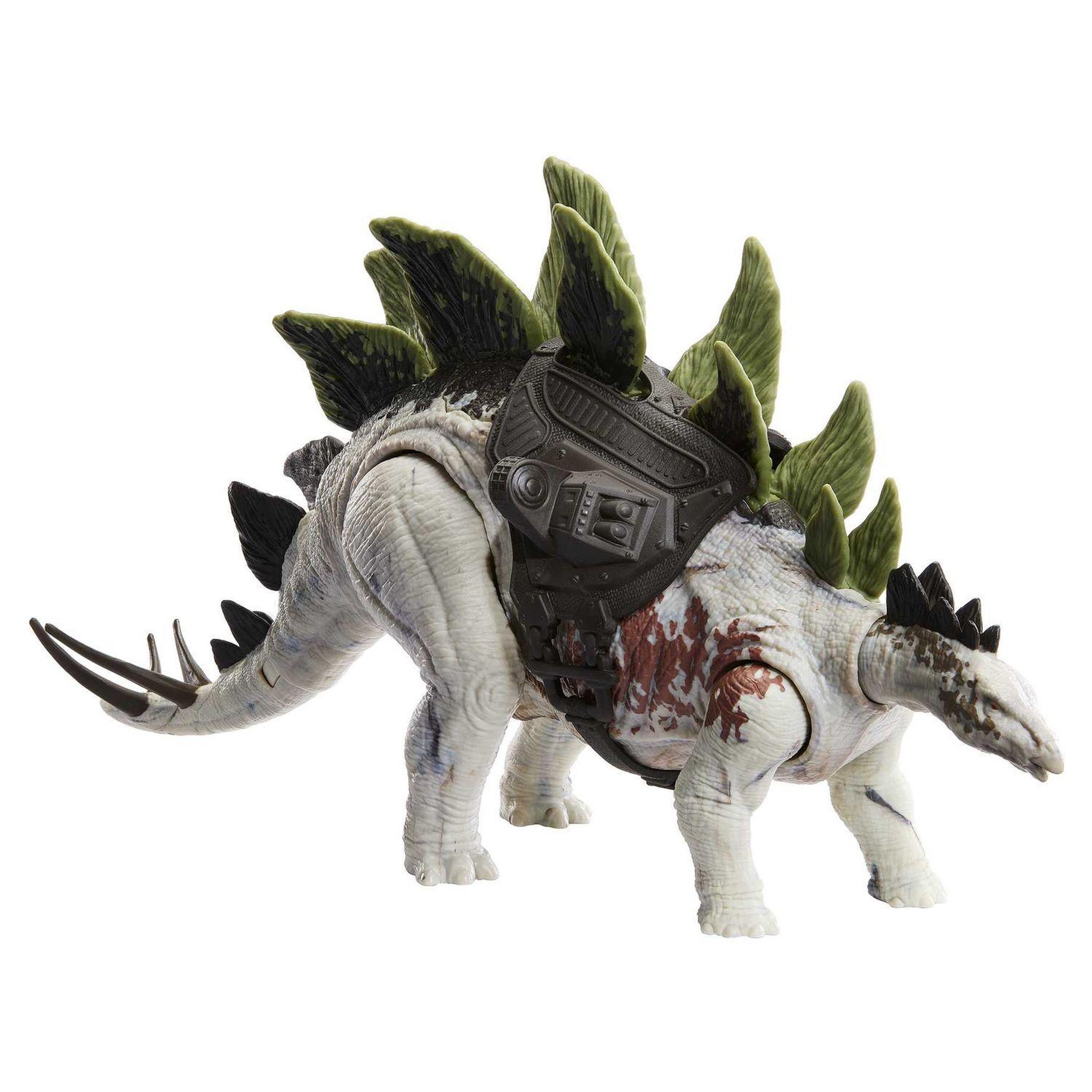 Voir la diapositive 2 : JURASSIC WORLD Figurine Méga Action Dinosaure Stégosaure - Jurassic World