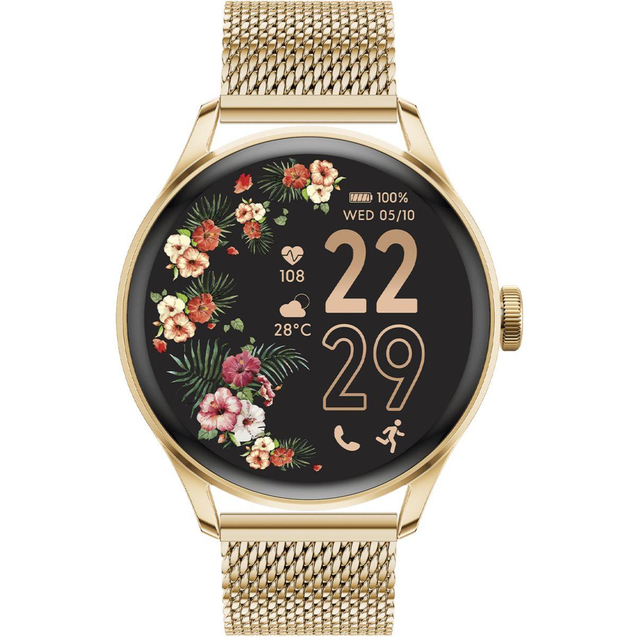 Ice Watch Montre connectée Ice Smart 2.0 Or Bracelet Millanais 1.2