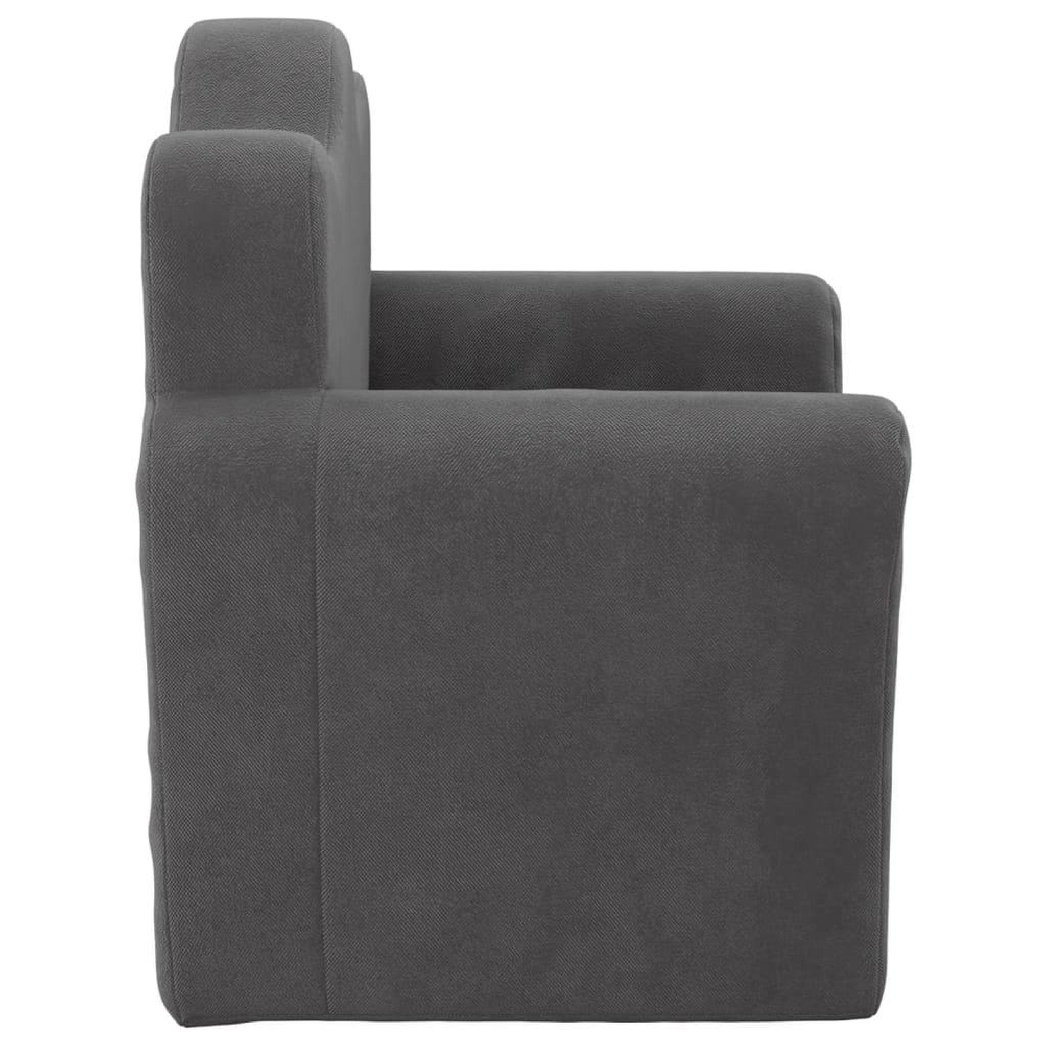 Voir la diapositive 5 : VIDAXL Canape-lit pour enfants anthracite peluche douce