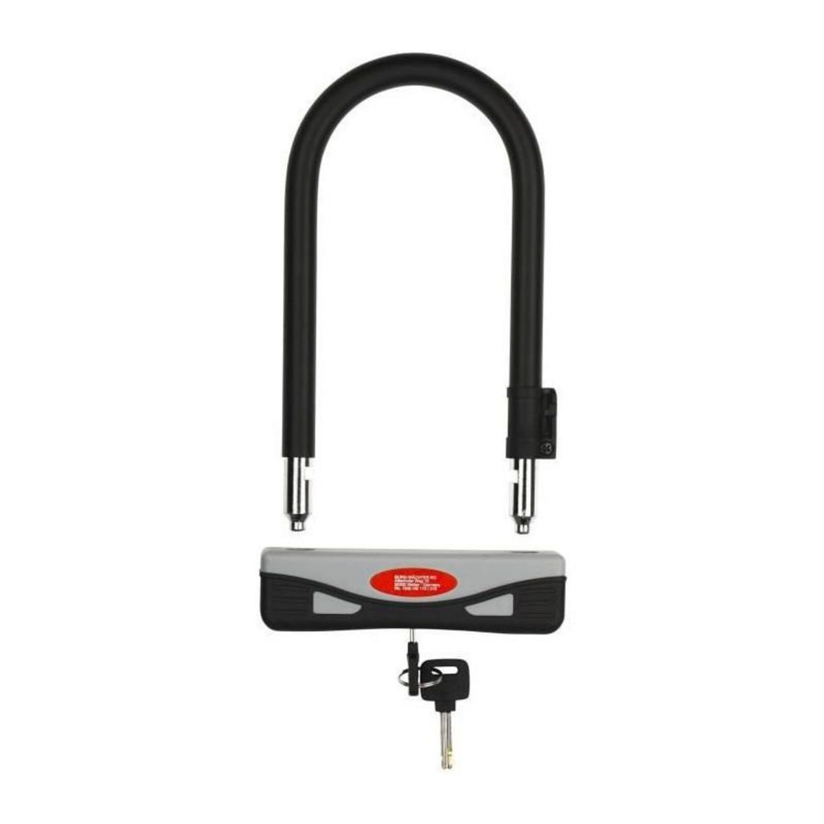 BURG WACHTER Antivol U vélo - BURG WACHTER - 1600 HB 170/210 - Acier ultra-résistant 16 mm, double verrouillage