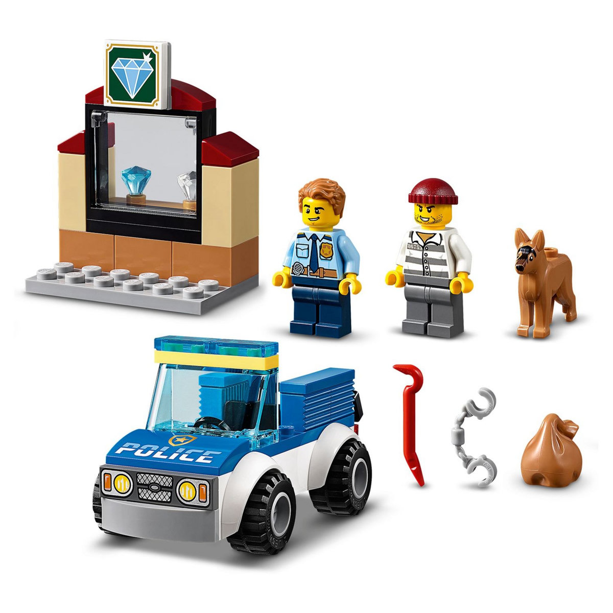 LEGO City 60241- L'Unité Cynophile de la police
