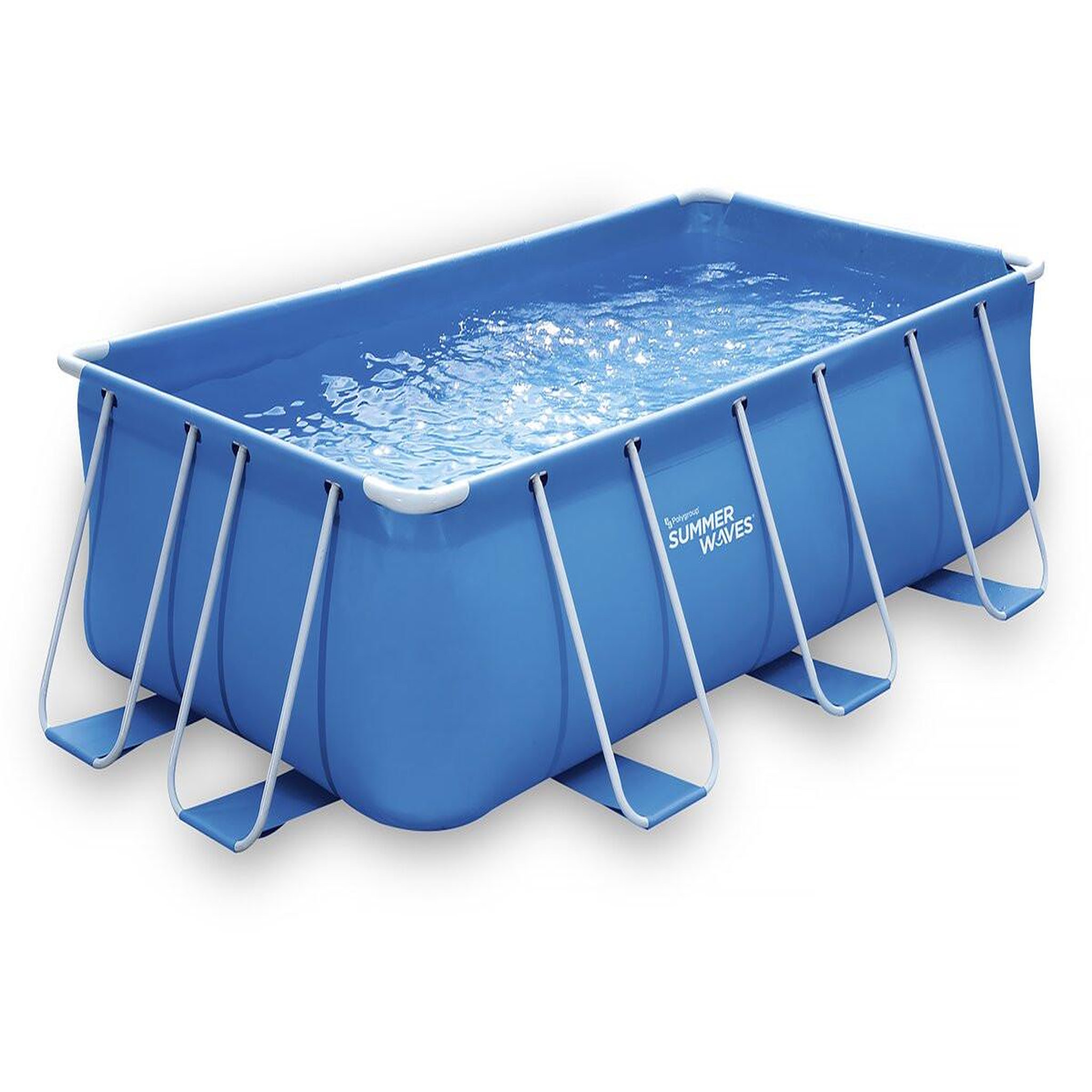 Voir la diapositive 1 : Habitat et Jardin Piscine tubulaire rectangle- LUDO 1 - 4 x 2 x 1 m - Filtration à cartouche