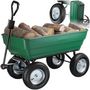 Voir la diapositive 1 : tectake Chariot de jardin et de transport avec fonction d'inclinaison vert