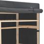 Voir la diapositive 4 : VIDAXL Garde-robe Gris 110 x 40 x 170 cm Tissu