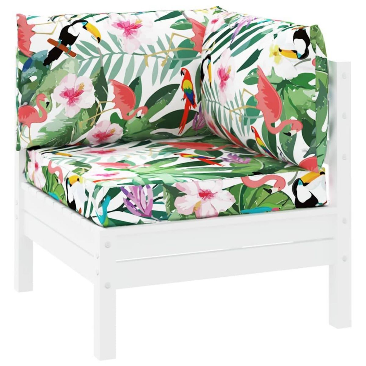 VIDAXL Coussins de palette lot de 3 multicolore tissu Oxford